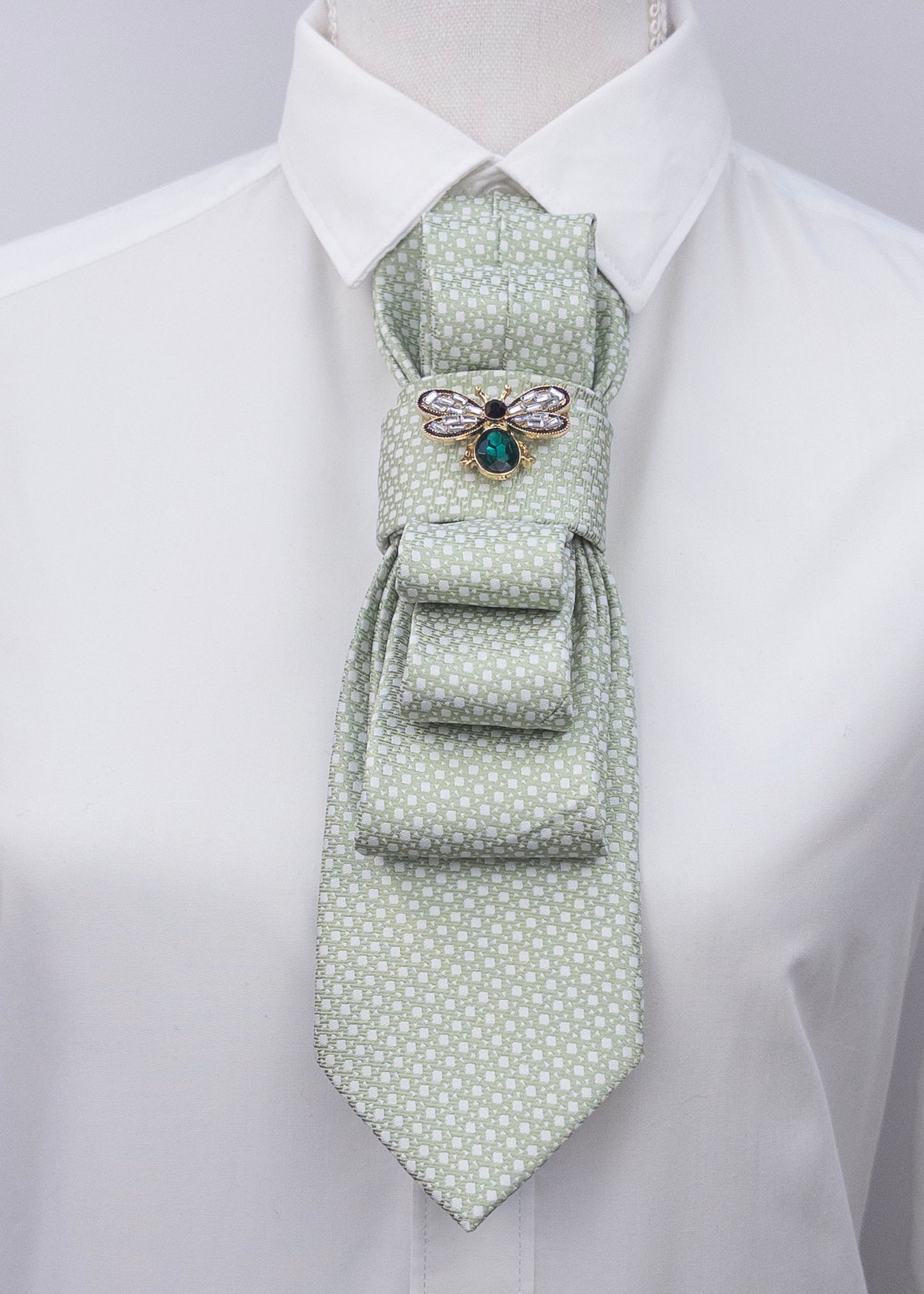 Stropdas groen kever