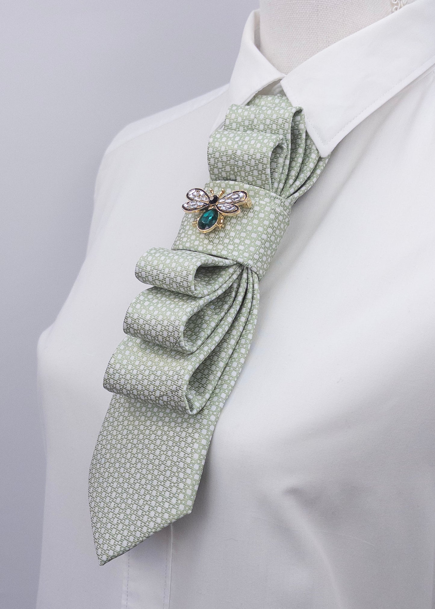 Stropdas groen kever